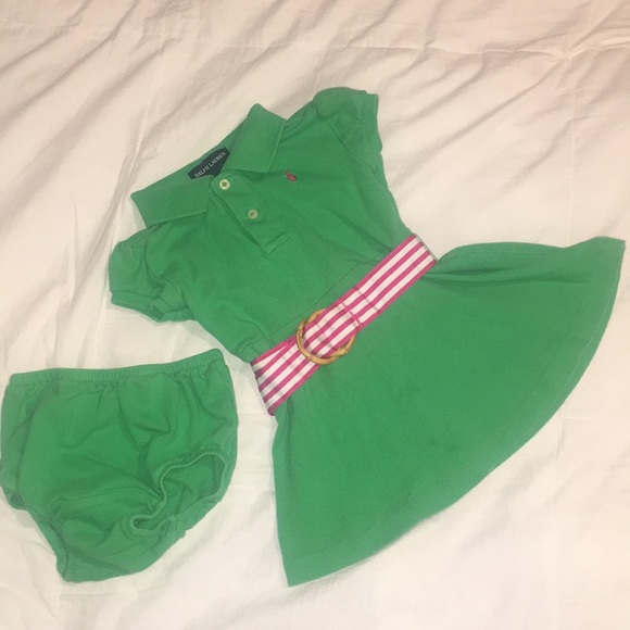 Polo Ralph Lauren Girl’s Dress, Green - Picture 1 of 2